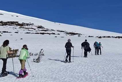 Ruta Con Raquetas De Nieve (2) cantabria